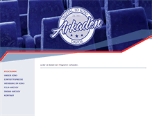 Tablet Screenshot of kino-arkaden.ch